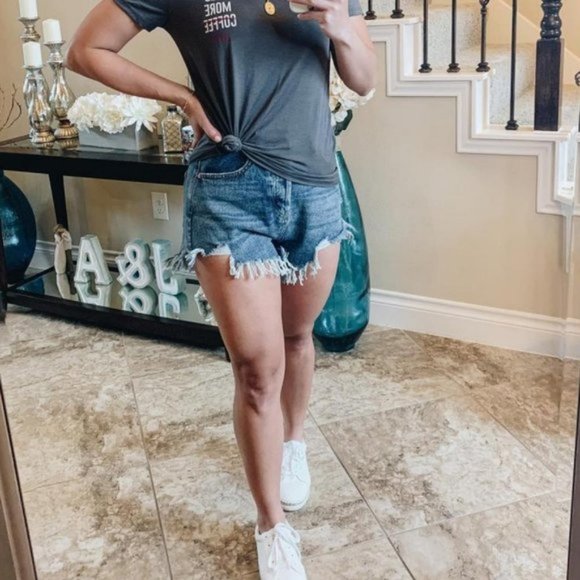 wild fable Pants - Hi-Rise Frayed Hem Shorts NWT